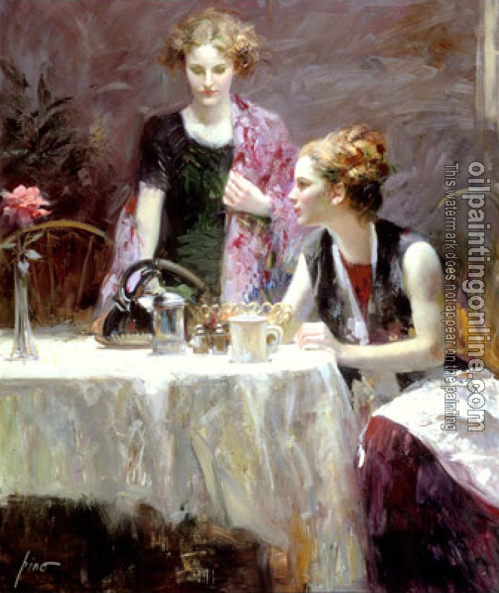 Pino Daeni - Impression oil painting.